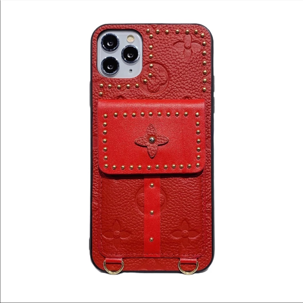 🍭SALE🍭 iPhone DESIGNER STYLE CROSSBODY WALLET CARD CASE - Picture 2 of 6